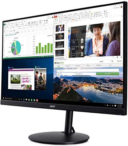 acer Acer CB272 bmiprx 27" Full HD (1920 x 1080) IPS Zero Frame Professional Home Office Monitor with AMD Radeon Free Sync, Height Adjustable Stand with Tilt & Pivot | Display, HDMI & VGA ports, Speakers