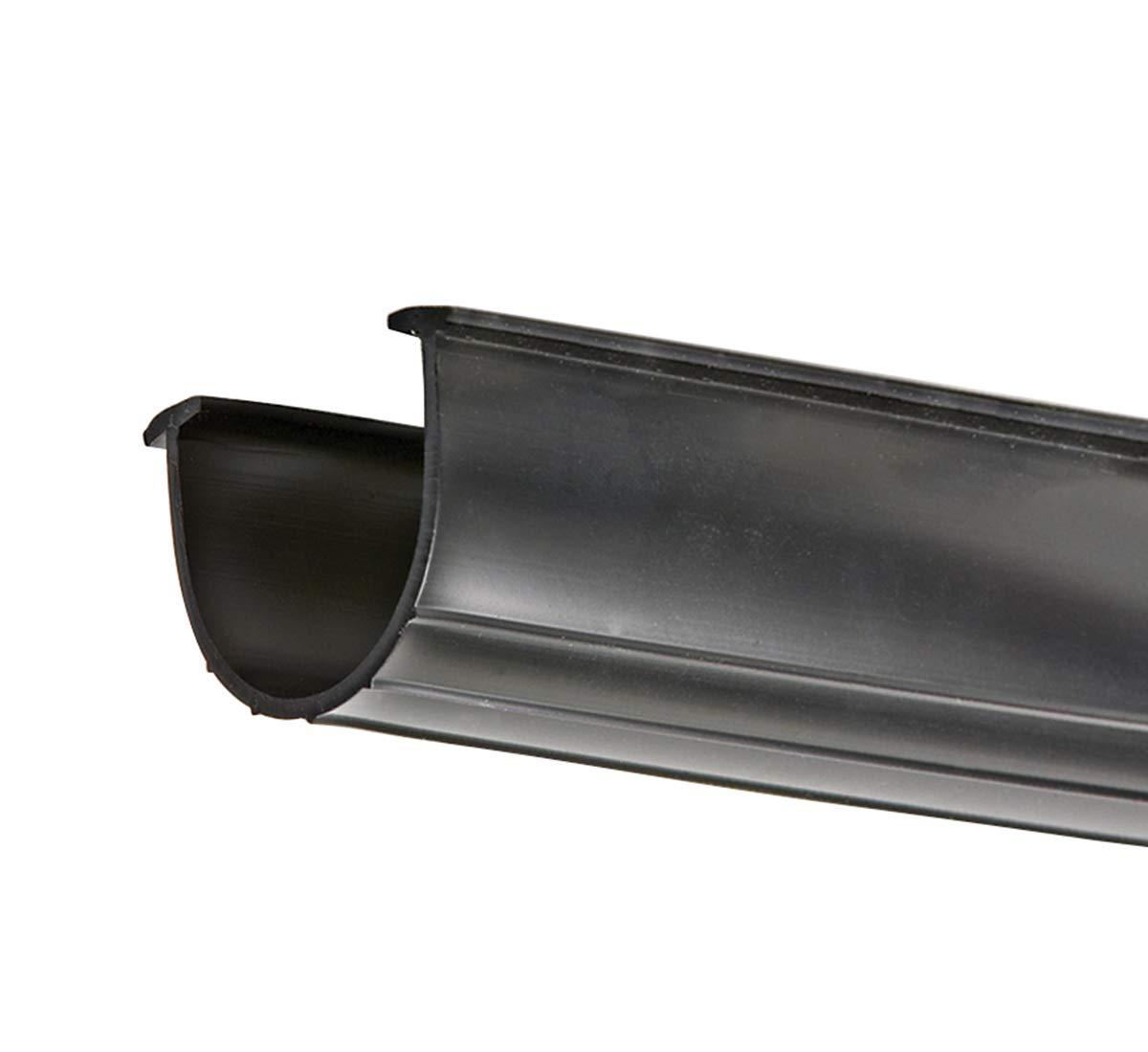 Frost King Frost King RV18 Vinyl 2-Car Garage Door Bottom Weather-Seal Replacement, Black
