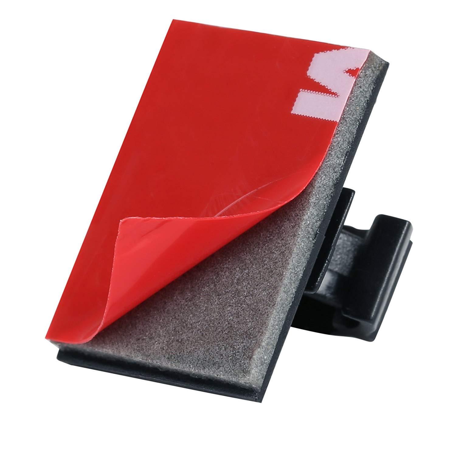 EtoBesy Cable Clips Adhesive Cord Organizer, Management 3M Cable Ties Wire Clips Organizer Cable Clamp Holders for Desk Car Tables PC Laptop TV Home Office Walls (0.75\"x0.6\", 30pcs, Black)