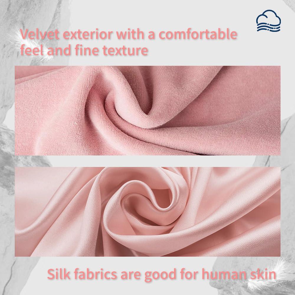 SYPVRY Soft Sleep Eye Mask Bluetooth Headband Wireless Headphones, SYPVRY Adjustable Sleep Mask for Sleeping Meditation Insomnia Night Mask Music Eye Cover for Side Sleepers Airplane Travel, Pink