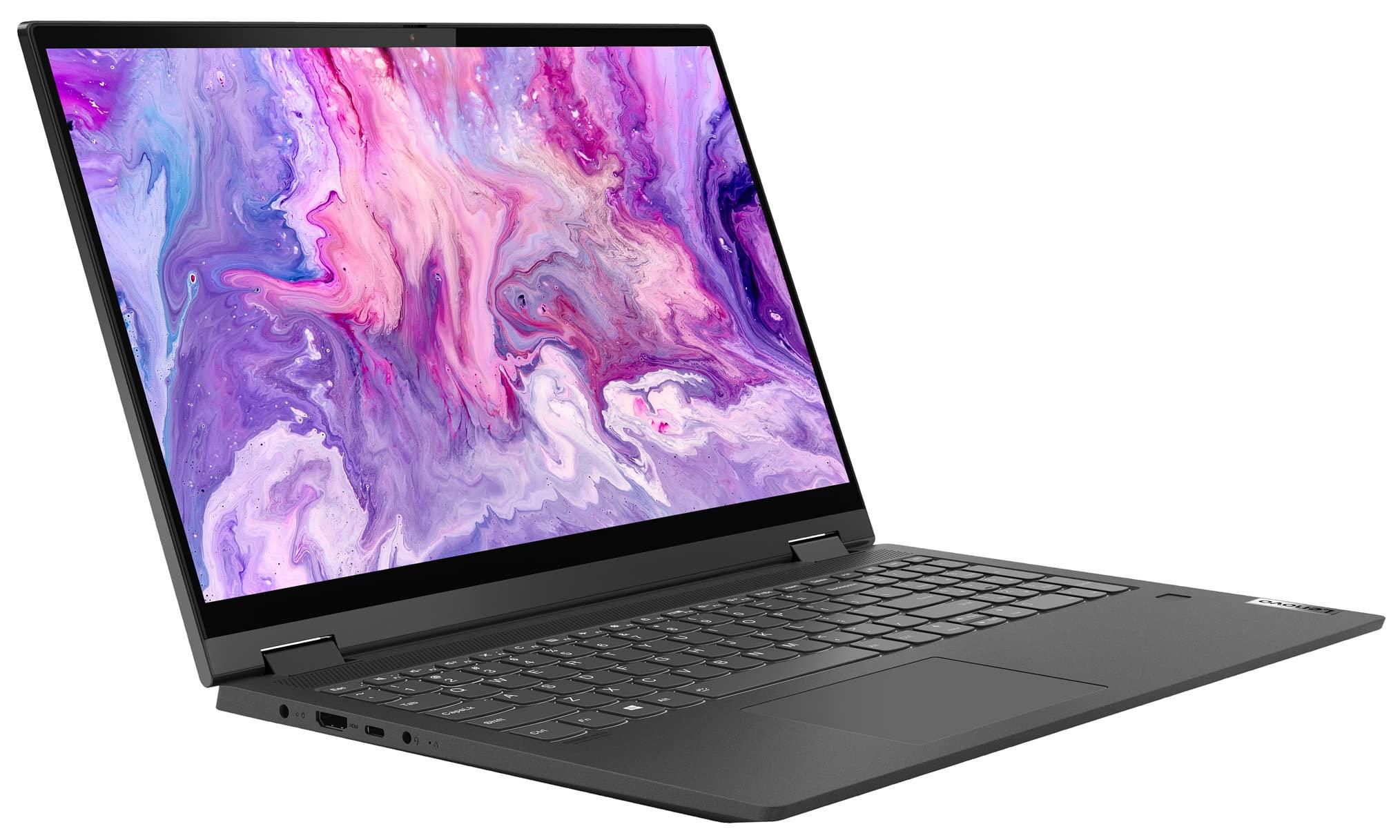 Lenovo Lenovo Flex 5 15A Home & Entertainment 2-in-1 Laptop (AMD Ryzen 7 5700U 8-Core, 16GB RAM, 512GB PCIe SSD, AMD Radeon, 15.6" 60Hz Touch Full HD (1920x1080), Win 11 Pro) Refurbished (Renewed)