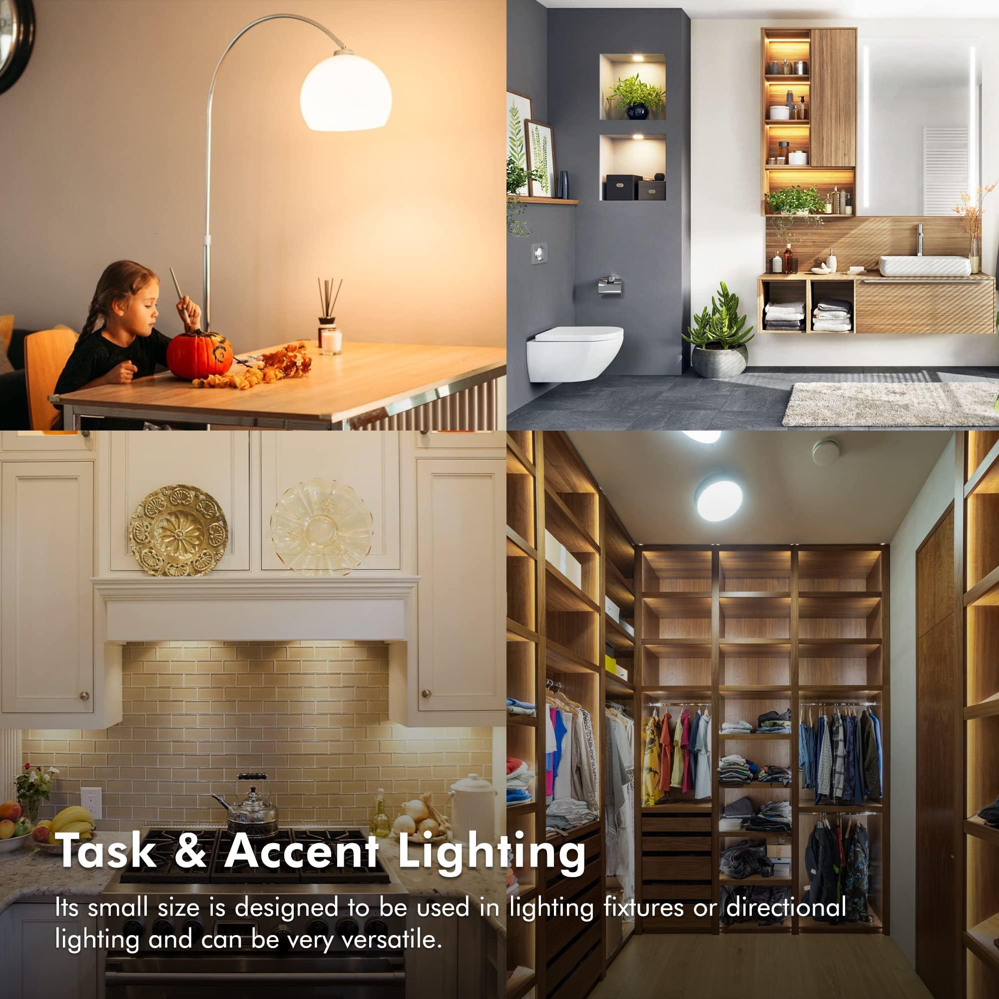 Xtricity Xtricity R14 Dimmable LED Light Bulbs, E26 Base, 4.5W (40 Watt Equivalent), 3000k Soft White, 300 Lumens Curio Cabinet Lighting, China Cabinet Lights - Mini Light Bulbs, RoHS Compliant (3 Pack)