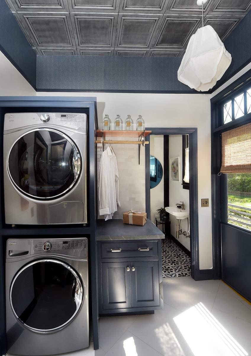 A La Maison Ceilings A La Maison Ceilings R24 Line Art Foam Glue-up Ceiling Tile (21.6 sq. ft./Case), Pack of 8, Plain White