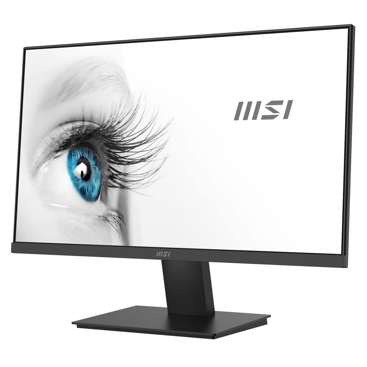 MSI MSI PRO MP241X Monitor 24" FHD, 1 HDMI, 1 VGA, VESA Mount, Black w/Docztorm Dock