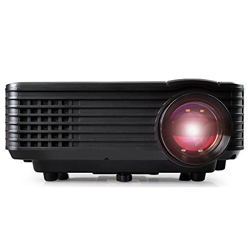 Pyle Pyle Portable Video-Projector Full HD with Remote - Home Theater-Projector Tv Digital Movie-Projector - 1080p Support 80" Led-LCD-Display USB/HDMI Mac,Computer and Laptop - Pyle PRJG88, BLACK