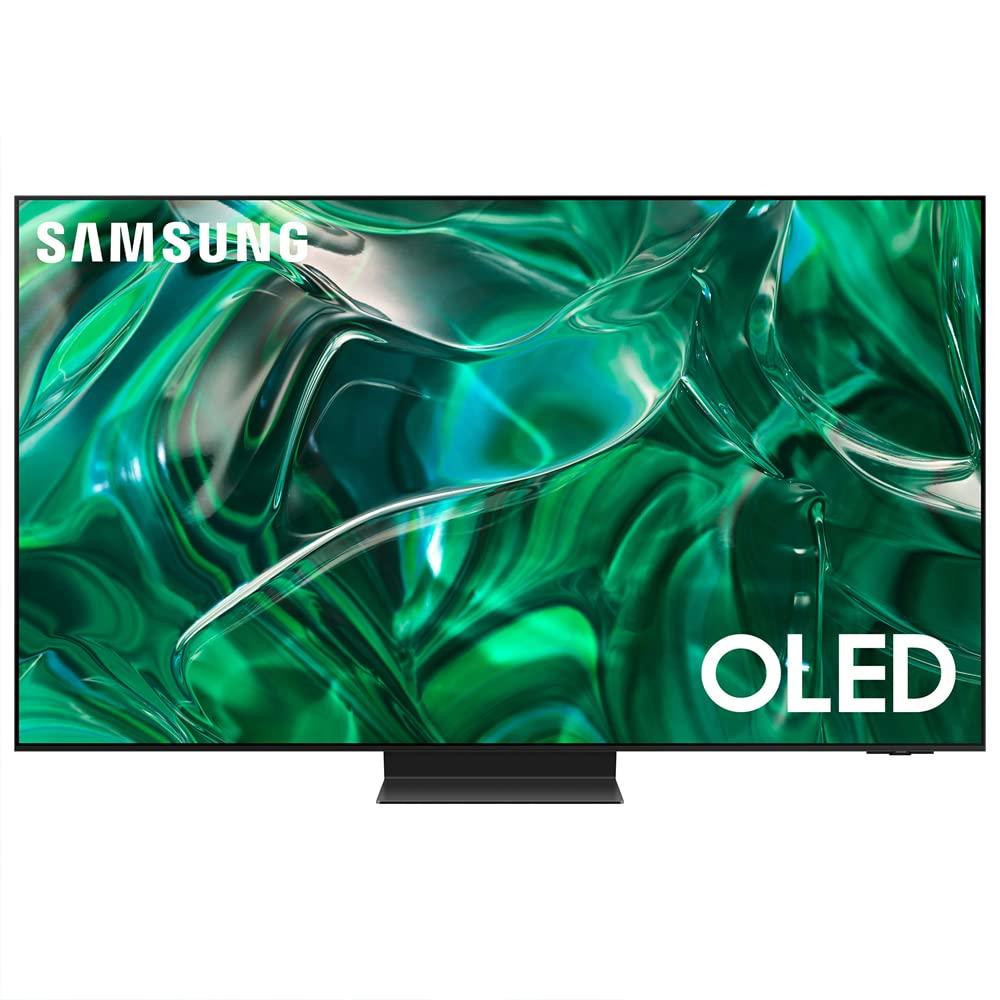 SAMSUNG SAMSUNG QN55S95CAFXZA 55 inch HDR Quantum Dot OLED Smart TV 2023 (Renewed) Bundle with 2 YR CPS Enhanced Protection Pack