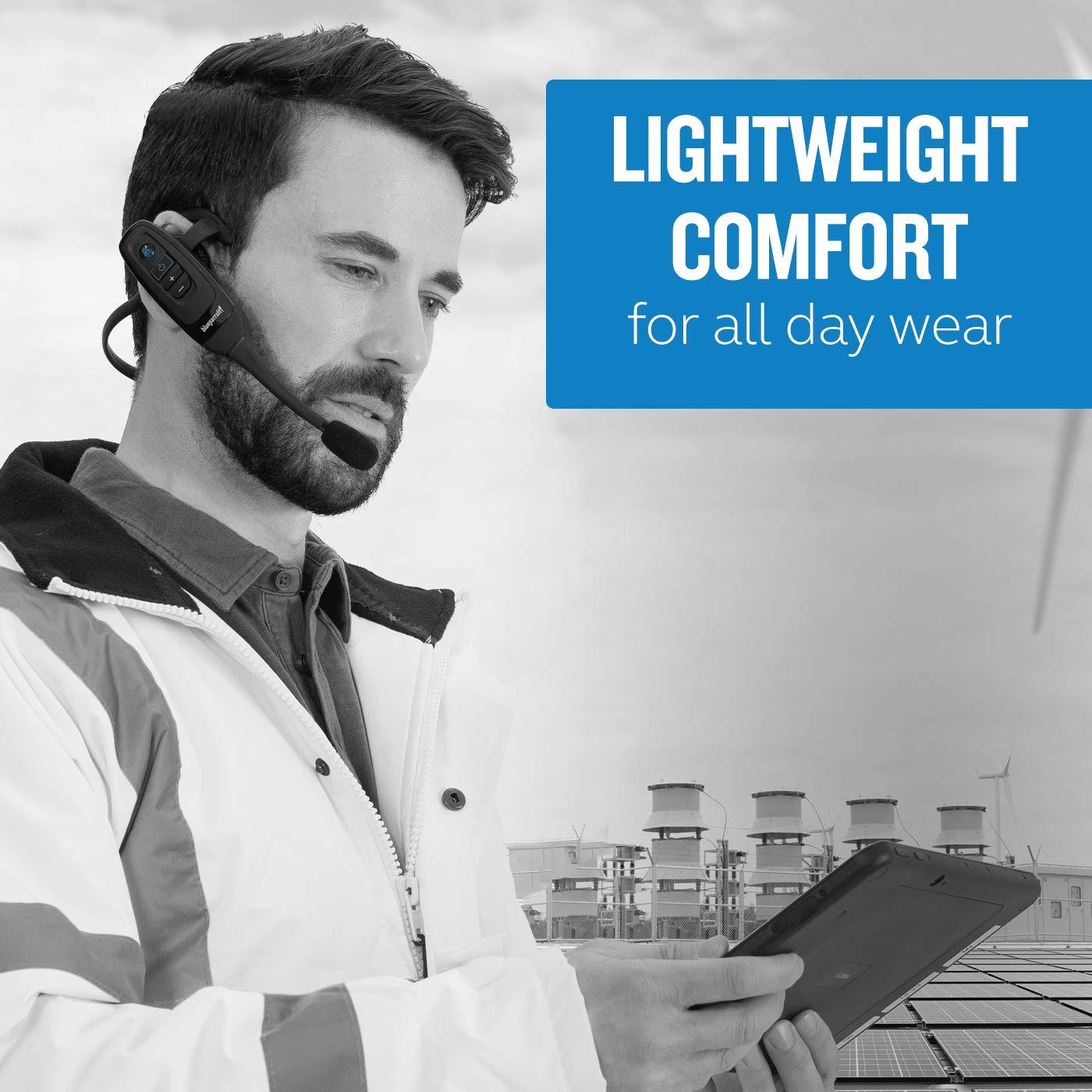 BlueParrott BlueParrott C400-XT Trucker Bluetooth Headset  Industry Leading Sound with Long Wireless Range & Extreme Comfort for All-Day Wear - Ideal for Anyone On-The-Go, Up to 24 Hours of Talk Time, Black