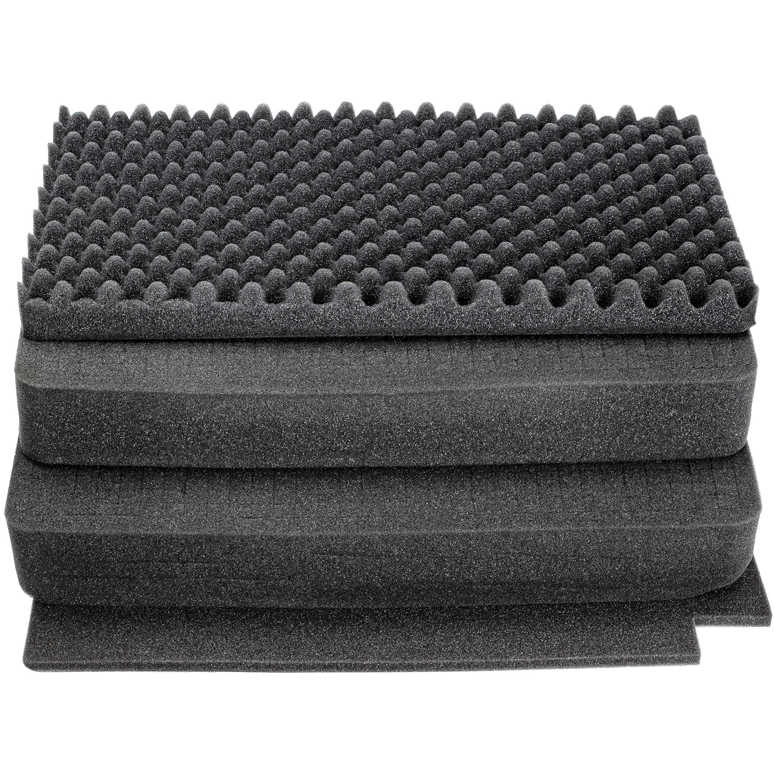 Eylar Eylar 22" Carry-On Travel Roller Gear, Camera, Drones, Tools, Equipment Hard Case Waterproof with Foam Black