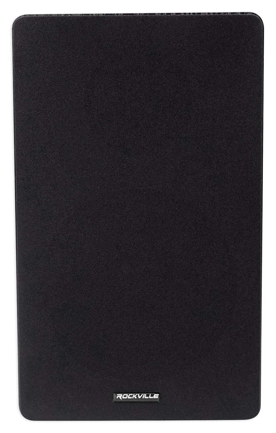 Rockville Rockville Pair RockShelf 64B Black 6.5" Home Bookshelf Speakers w/37 Stands