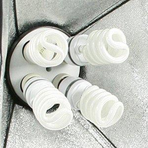 ePhoto ePhoto 10x12 White Muslin Support Boom Hair Light Stand with 3 Softbox Photography Video Lighting Kit H9004SB-1012W