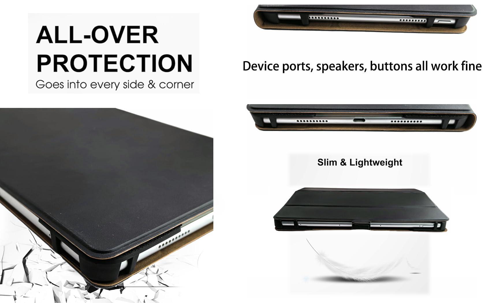 jioeuinly Slim Case Compatible for Entity Verso Pro 10.1 Inch Tablet Case Flip Stand Cover DHD