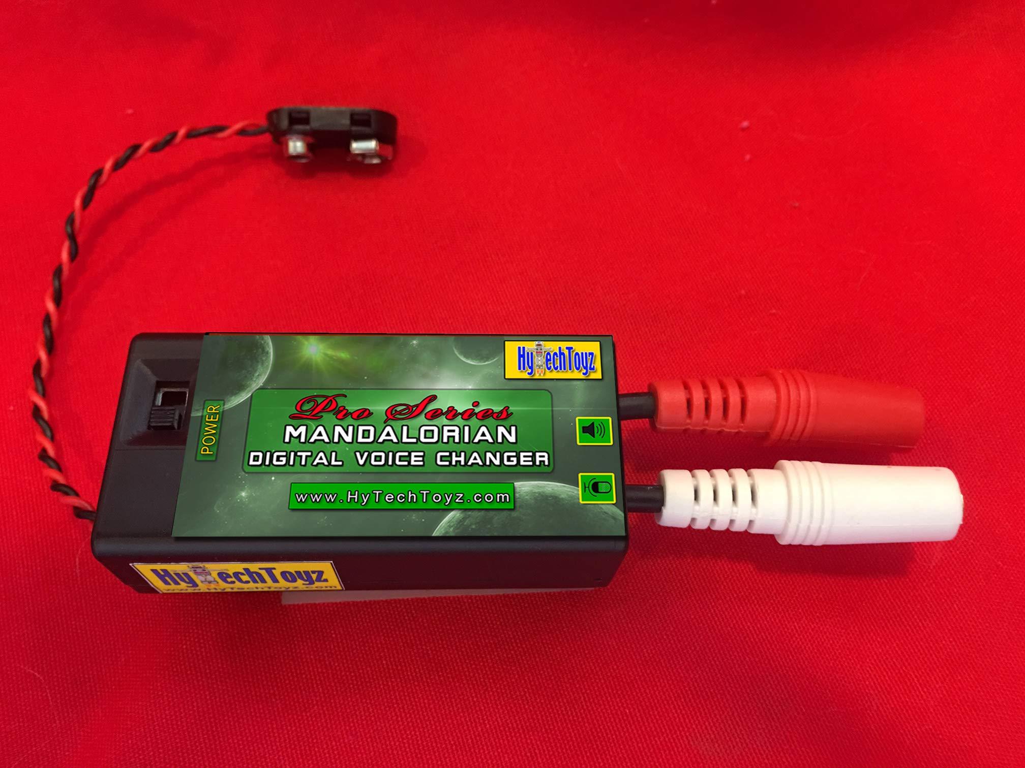 HYTECHTOYZ MANDALORIAN - BOBA FETT HELMET VOICE CHANGER COSPLAY HALLOWEEN COSTUME SET MICROPHONE & SPEAKER - MAKES YOUR VOICE SOUND LIKE MANDALORIAN