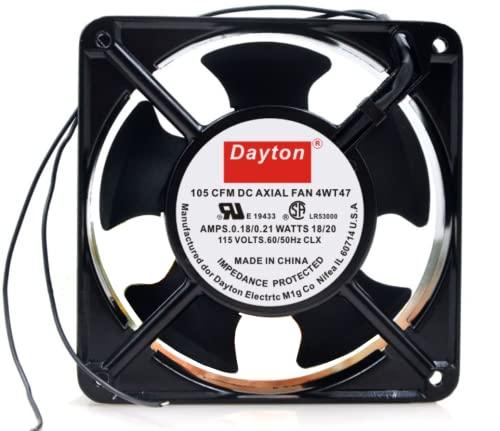 Kenneth Collison Cooling Fan 115V 120mm 12038 for 4WT47 0.18/0.21A 105CFM 18/20W 120x120X38mm Fan