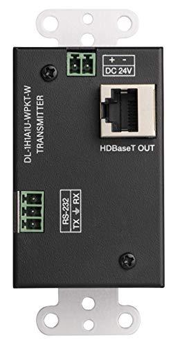 DigitaLinx DigitaLinx DL-1H1A1U-WPKT-W HDMI HDBaseT Wall Plate Extension Set with USB, White