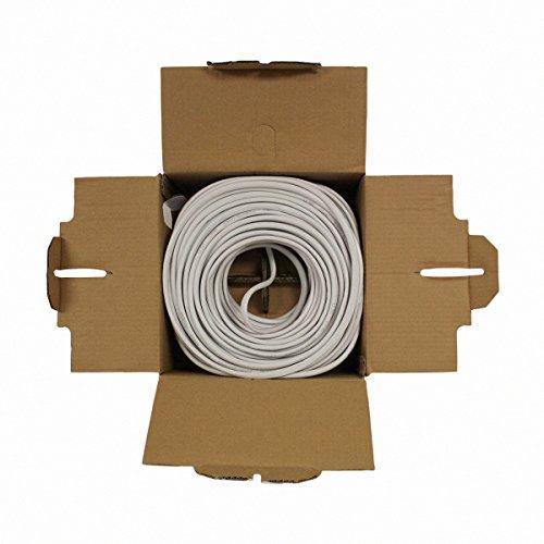 NavePoint NavePoint 250ft in Wall Audio Speaker Cable Wire CL2 12/2 AWG Gauge 2 Conductor Bulk White