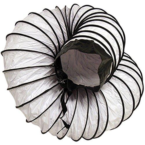 Rubber-Cal Rubber-Cal \"Air Ventilator White\" Ventilation Duct Hose (Fully Stretched) - 4-Inch by 25-Feet
