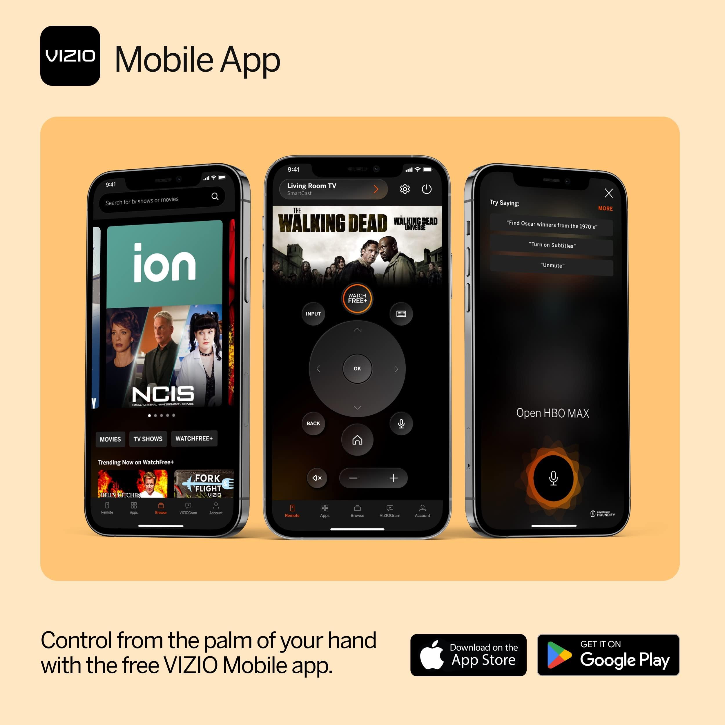 VIZIO VIZIO 24-inch D-Series 720p Smart TV with Apple AirPlay and Chromecast Built-in, Alexa Compatibility, D24h-J09, 2021 Model