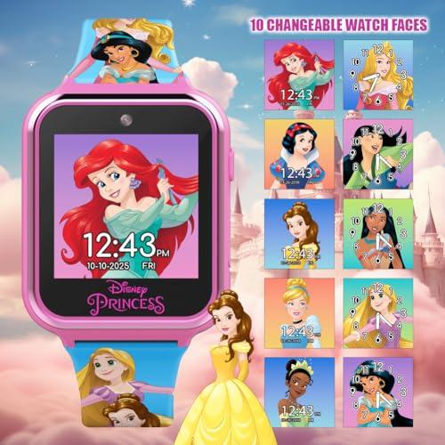 Accutime Accutime Disney's Princess Kids' Touchscreen Interactive Smartwatch, Built in Selfie-Camera, Easy-to-Buckle Strap, Model: PN4258AZ