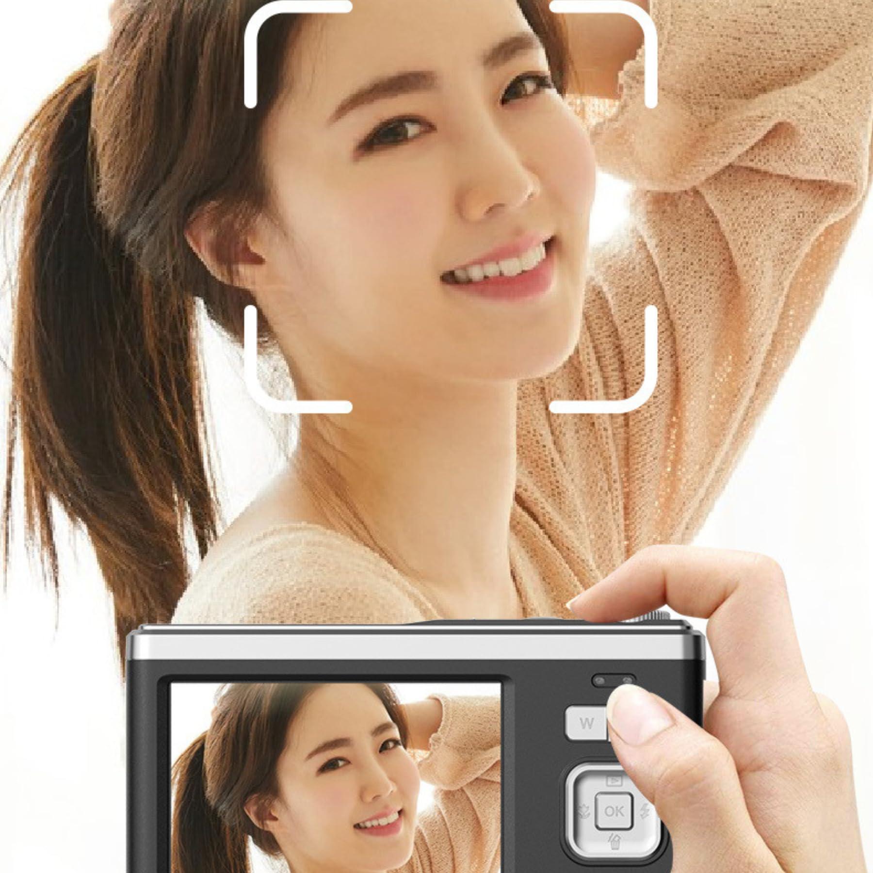 Dpofirs 10X Optical Zoom Camera for Travel Photography, 6X digital zoom 2.88in IPS Screen 4K 60M Camera, Auto Focus Vlogging Camera Built in Fill Light Photography for Adults