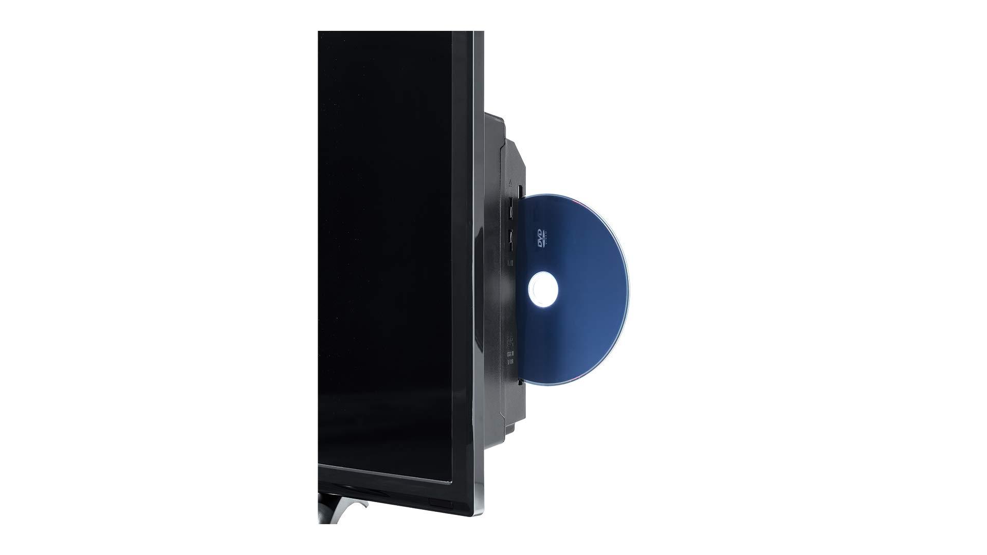 Norcent Norcent 24 Inch 720P LED HD Backlight Flat DVD Combo TV, VGA USB HDMI Digital TV Tuner Cable, Build-in DVD Player Dual Channel 3W Speakers Monitor Television (24 inch)