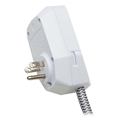 Tripp Lite Tripp Lite Surge Protector Power Strip 7-Outlet with 2 USB Ports 6ft Cord White (TLP616USB)