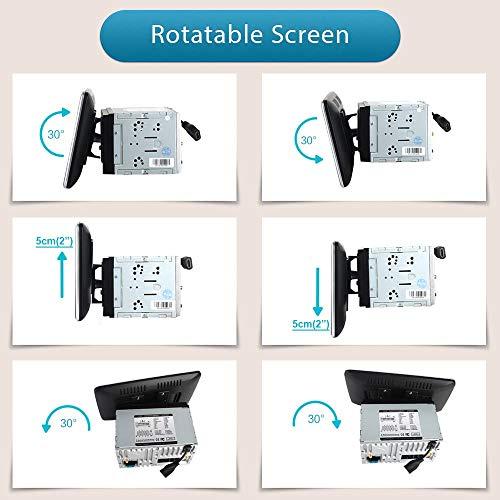 SYGAV SYGAV 2 Din Android 10 Car Stereo 10.2" Rotatable Screen Radio 4G+64G with GPS Navigation Built in DSP Dash Kit(Double Din)