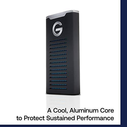 G-Technology G-Technology 1TB G-DRIVE mobile SSD Durable Portable External Storage - USB-C (USB 3.1), Up to 560 MB/s - 0G06053-1, black