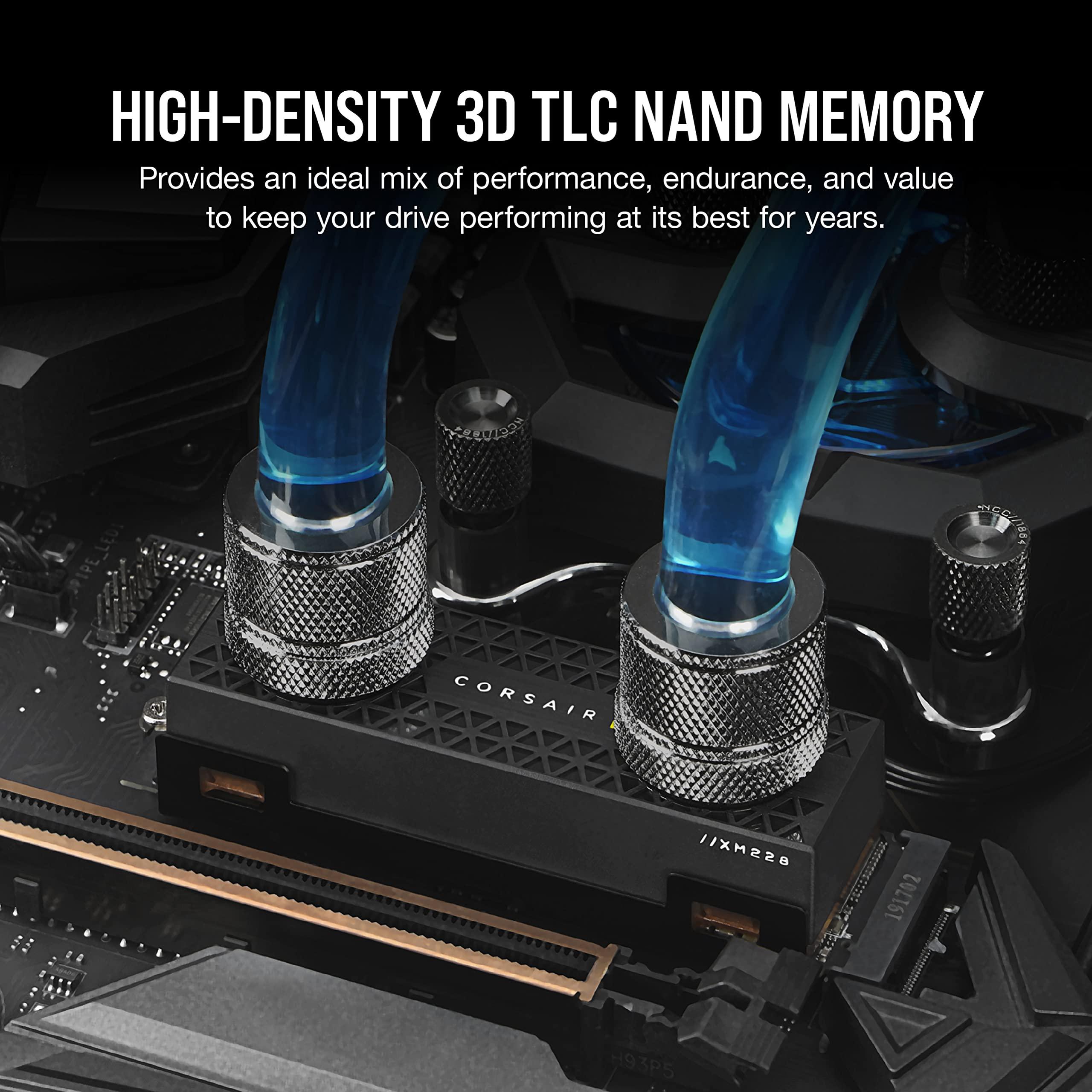 Corsair Corsair MP600 PRO XT 4TB Hydro X Edition Gen4 PCIe x4 NVMe M.2 SSD High-Density TLC NAND Hydro X Series XM2 Water Block M.2 2280 Form-Factor