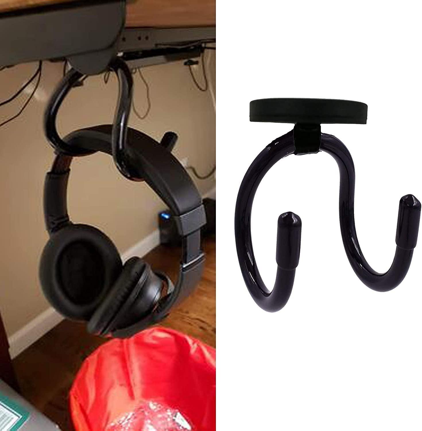 AUXPhome AUXPhome Magnetic Headset Holder up to 1 kg(2 lbs), Adjustable Headphone Holder Headphone Hanger Stand Headphone Hook for Computer/Gaming Headsets, Headphone - No Headsets
