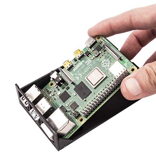 SilverStone Technology PI02 SilverStone Technology Aluminum case for Raspberry Pi 4 Model B (CS-PI02B)