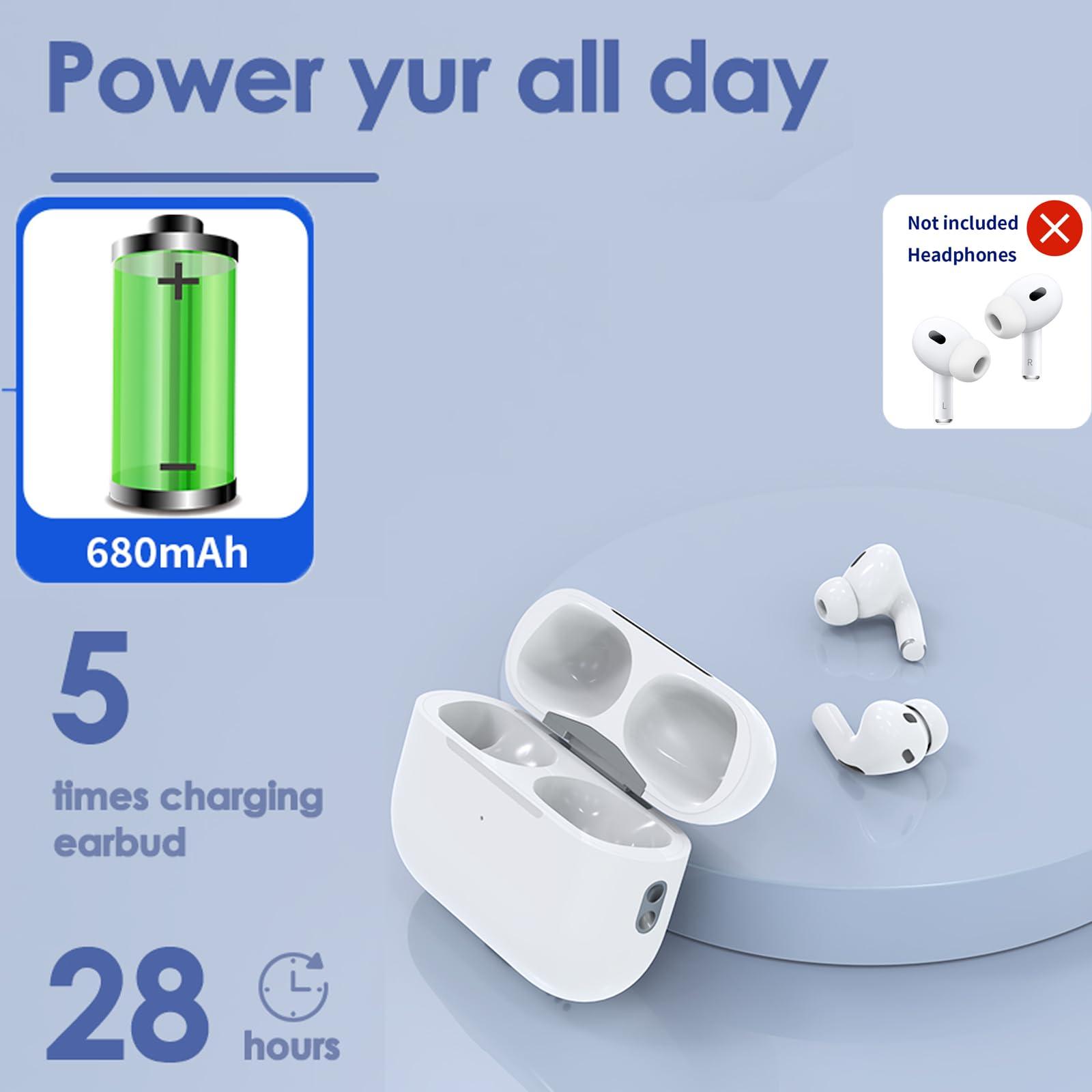 Alimingyan Alimingyan Compatible with AirPods Pro 1st & 2nd Generation Charging Case, Wireless AirPods Pro 1 2 Charger case, USB C Port Airpod pro1 Charging case Airpod pro2 Charging case