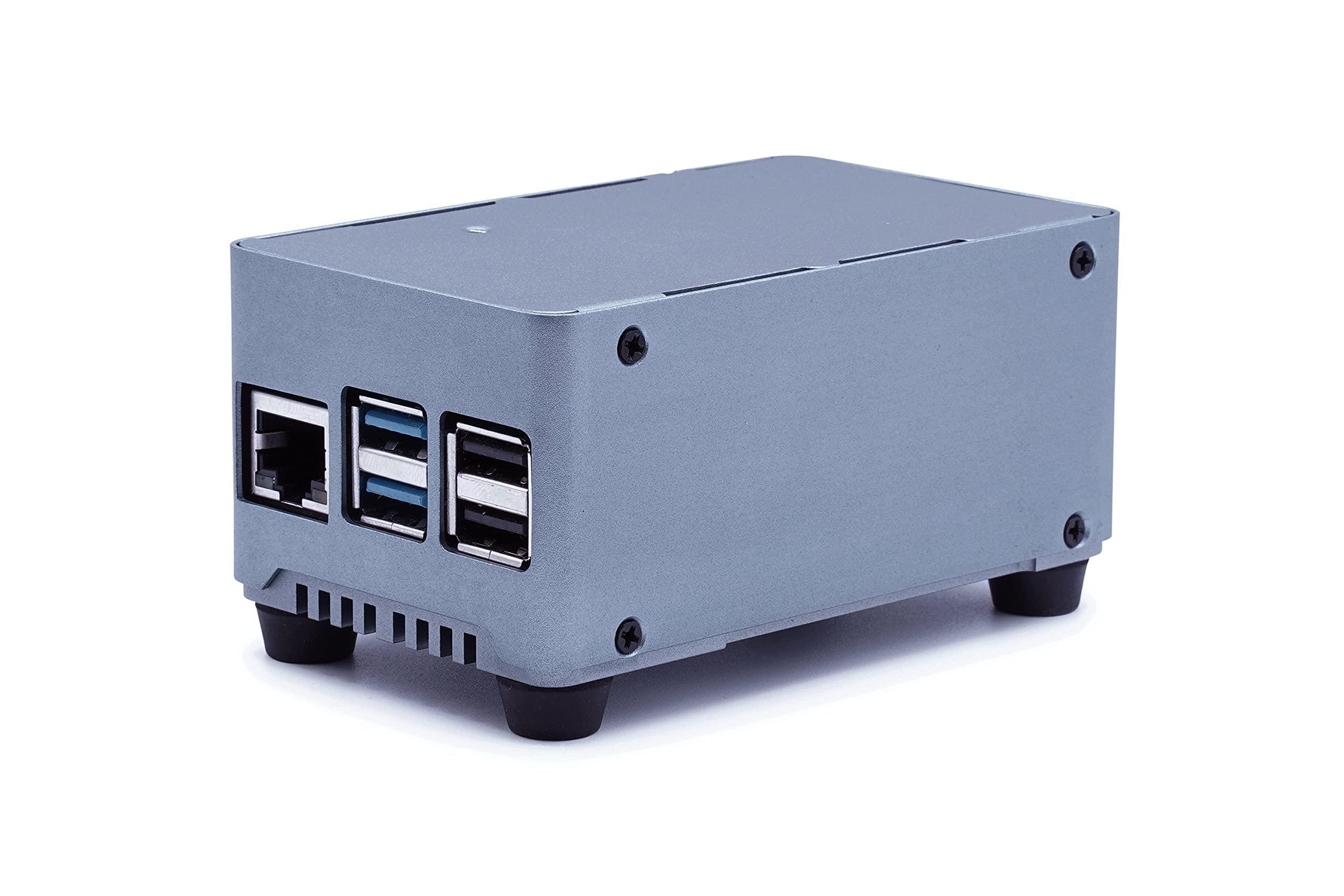 KKSB Cases KKSB Rock 4 SE Case | Sandblasted Aluminium | Built-in Heatsink | Space for SSD or Hats