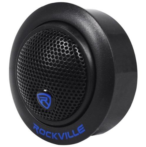 Rockville Pair Rockville RT6 240 Watt Car 1" Silk Dome Neo Swivel Tweeters+Crossovers , Black