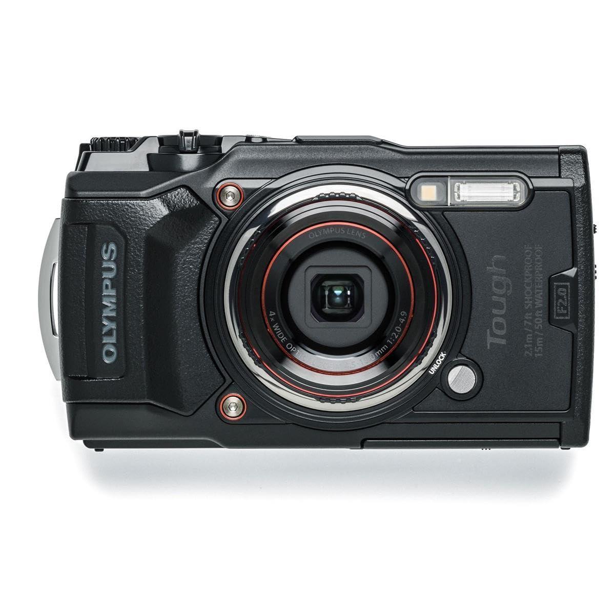 Olympus Olympus Tough TG-6 Waterproof Camera, Black