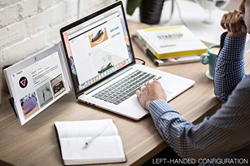 SideTrak SideTrak Slide Portable Monitor for Laptop 12.5" FHD 1080P IPS Attachable Laptop Screen | Efficient USB Power | Compatible with Mac & Chrome 13" -17" Laptops (Patent Pending) | Silver