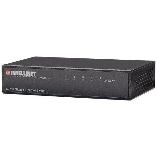branded INTELLINET 530378 5-Port Gigabit Desktop Ethernet Switch electronic consumer