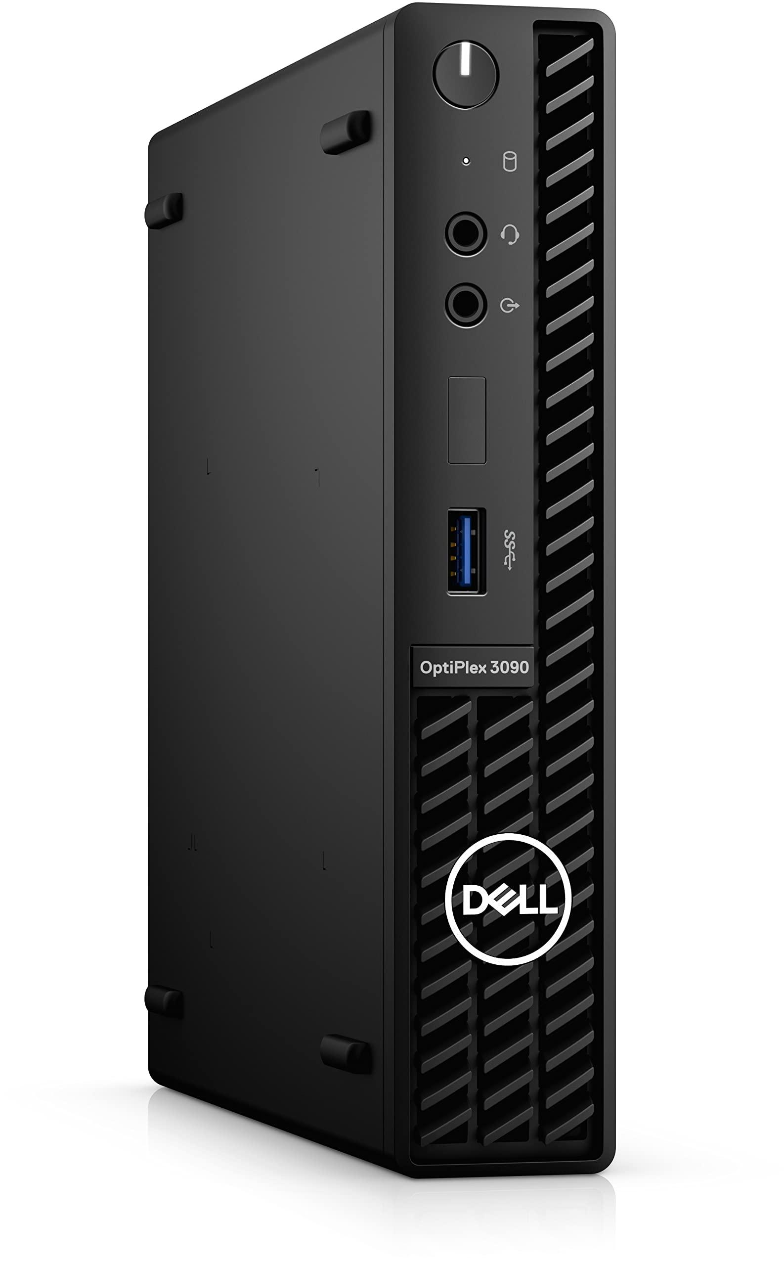 Dell DELL 2022 Optiplex 3090 Micro Form Factor Business Desktop, Intel Core i5-10500T, 32GB RAM, 1TB PCIe SSD, DisplayPort, RJ-45, Wi-Fi 6, Bluetooth, Wired Mouse&Keyboard, Windows 11 Pro, Black