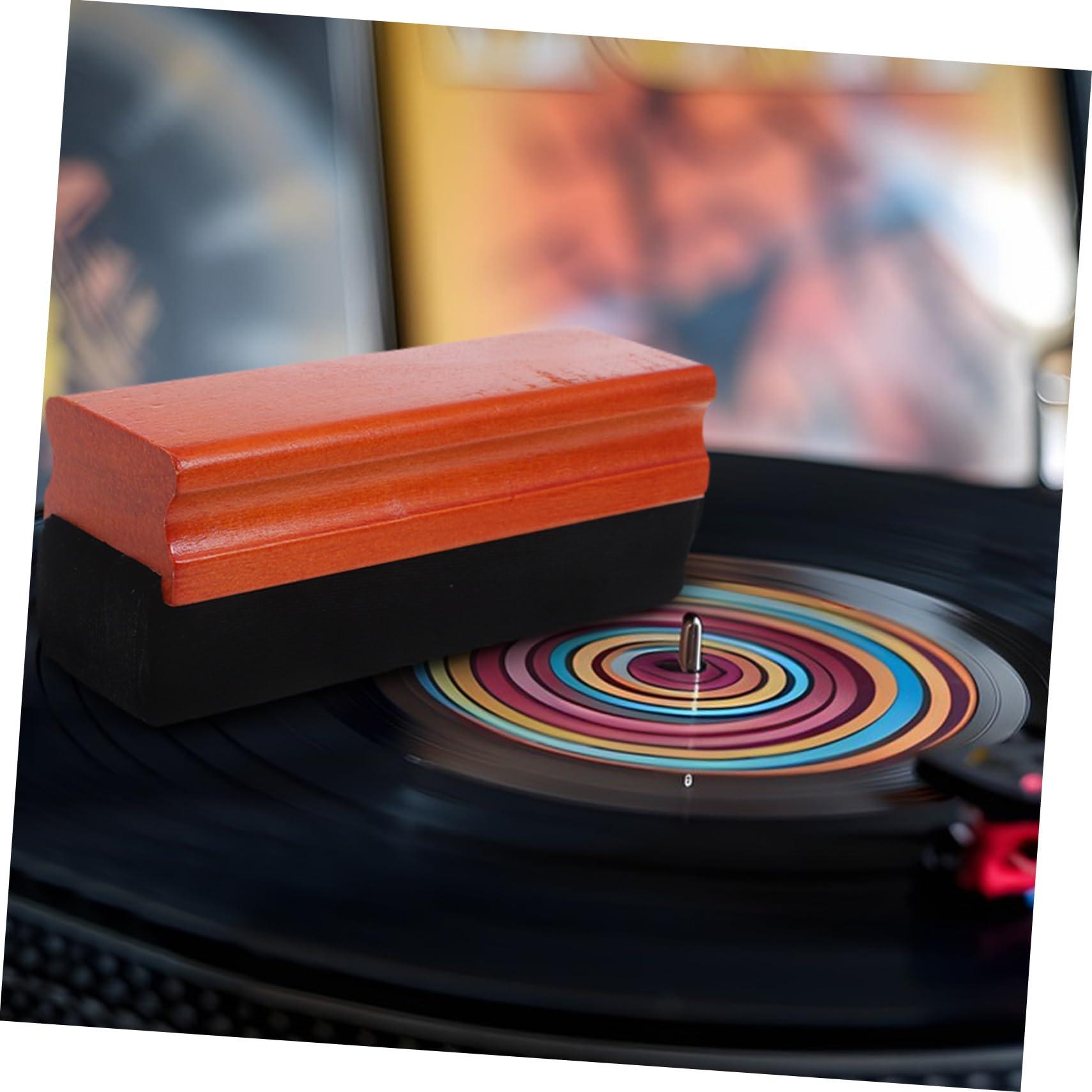Yardenfun Yardenfun Vinyl Record Cleaner Sponge Brush for Dust Wood Handle Vintage Record Player Duster Safe Reliable