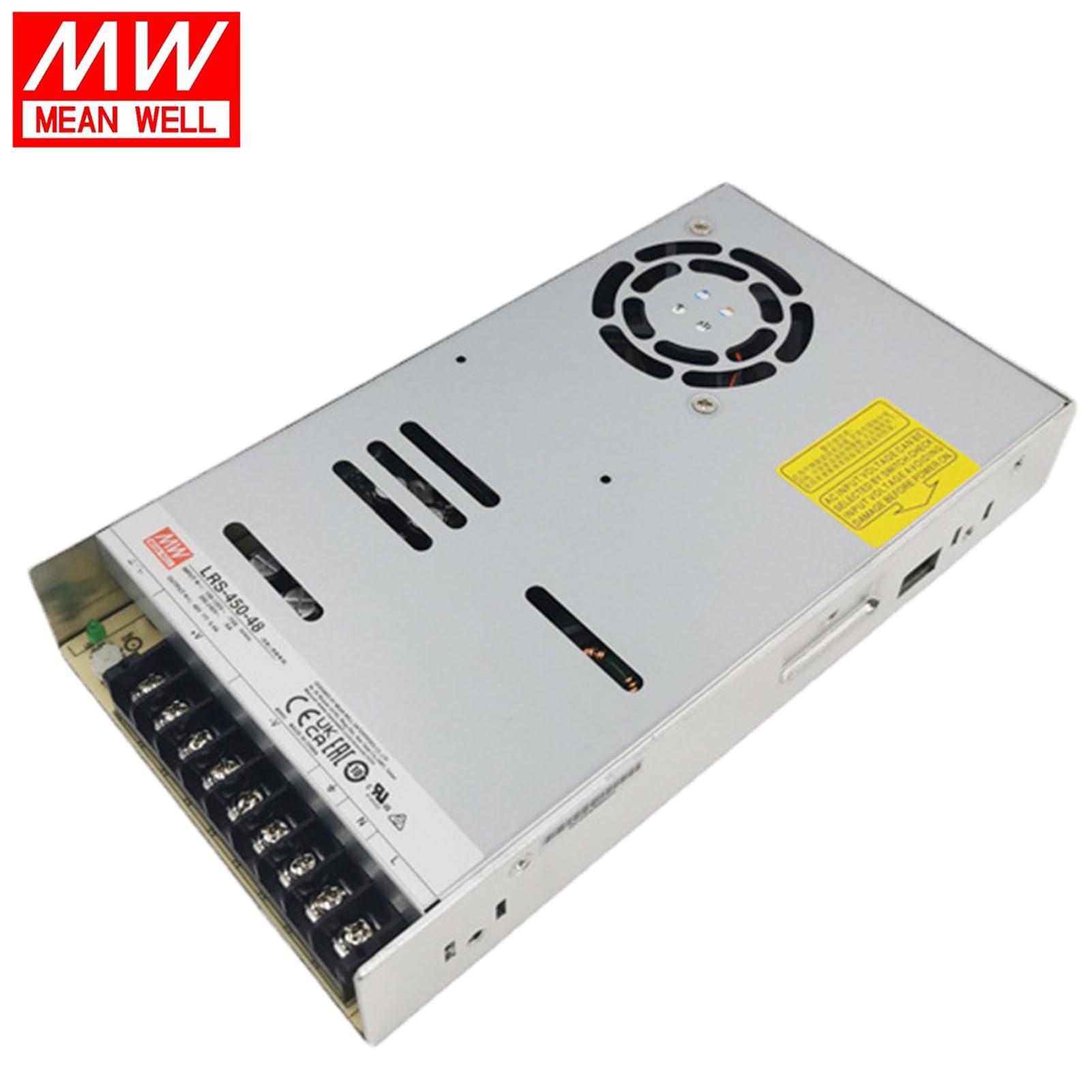 FuDianMall Mean Well 450W Single Output Switching Lab Power Supply Bench Power Supply Computer 15V 30A (LRS-450-15 15V/30A/450W/Single Supply)