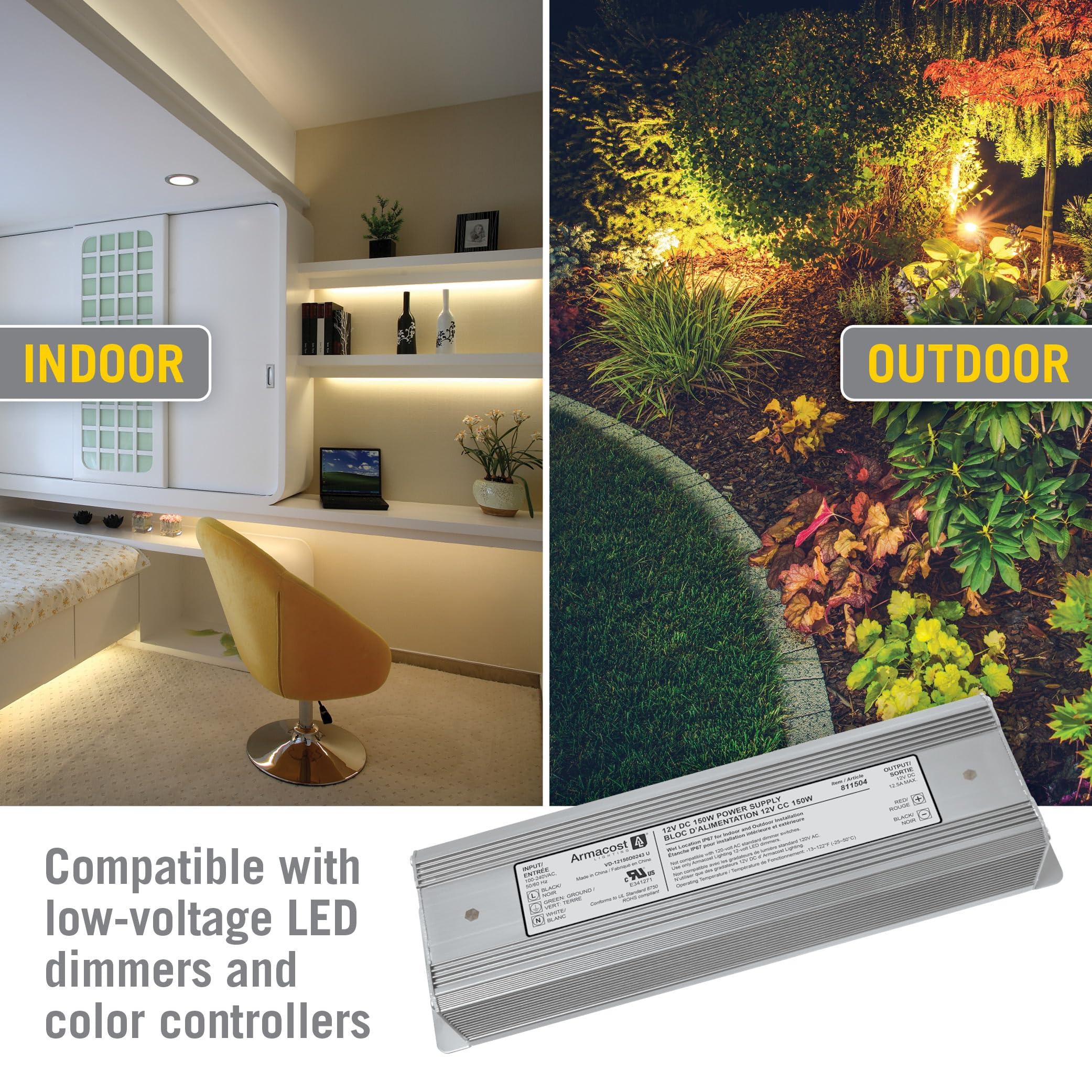 Armacost Lighting Armacost Lighting 811504 150 Watt Standard Indoor/Outdoor Power Supply, Gray