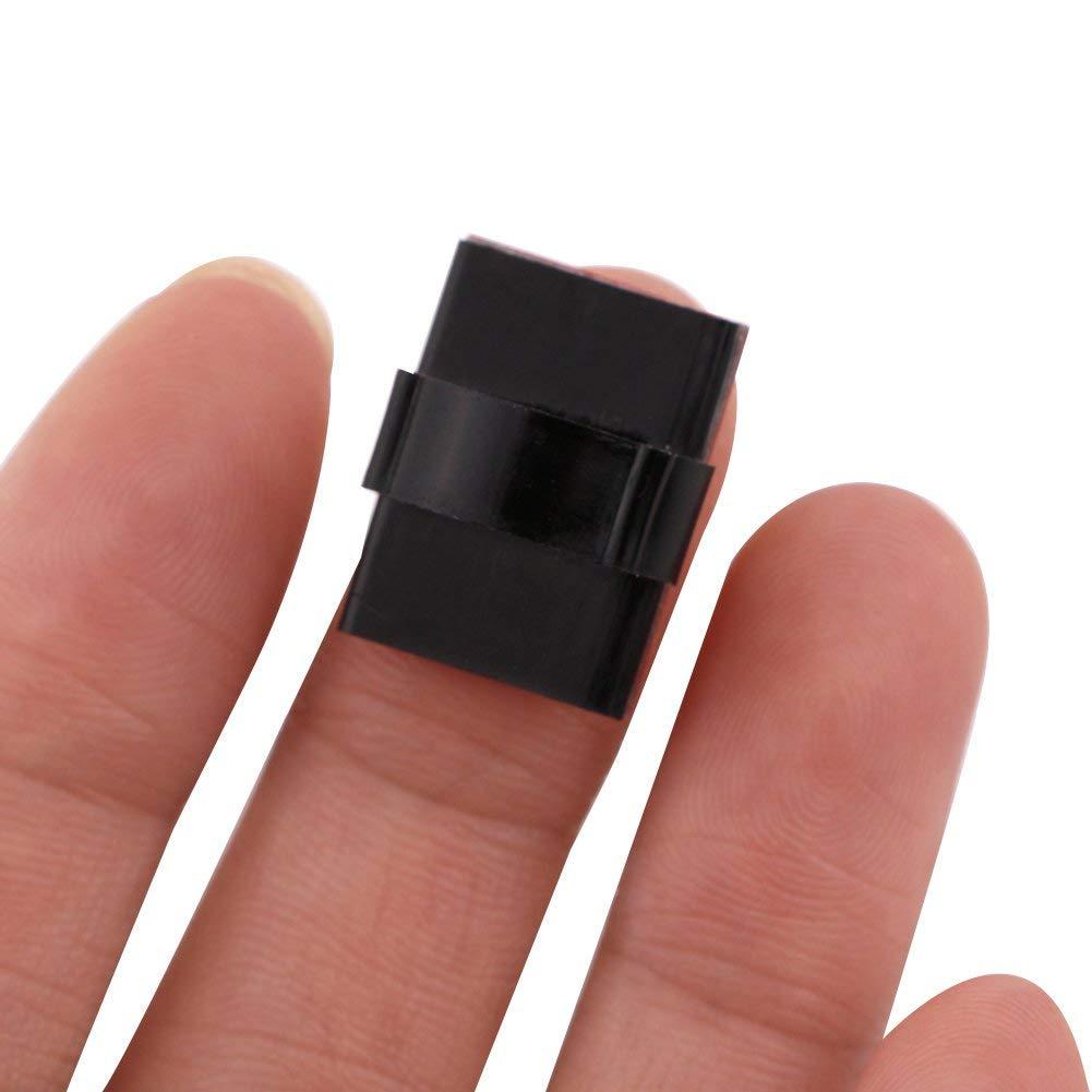 EtoBesy Cable Clips Adhesive Cord Organizer, Management 3M Cable Ties Wire Clips Organizer Cable Clamp Holders for Desk Car Tables PC Laptop TV Home Office Walls (0.75\"x0.6\", 30pcs, Black)