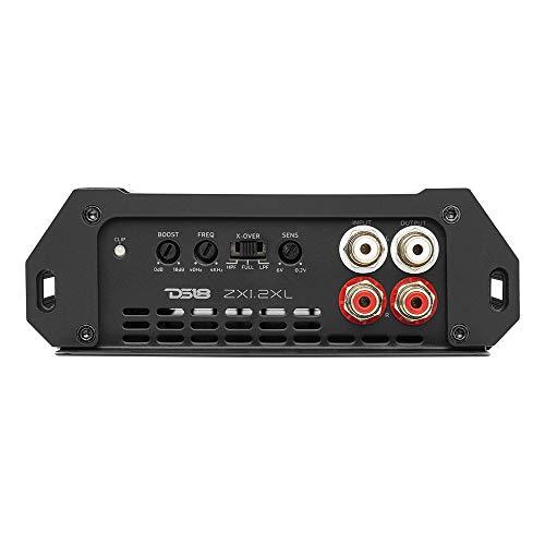 DS18 DS18 ZXI.1XXL Car Audio Bass Amplifier - Class D, Monoblock, 1 Channel, 6000 Watts Max, Adjustable Crossover, BASS Knob Included Compact Size for Easy Installation on Many Applications