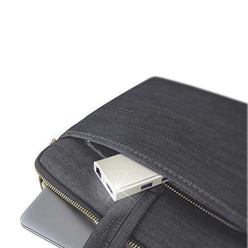 j5create j5create USB C Hub Multi-Adapter Docking Station with HDMI 4K, 2X USB 3.1 SuperSpeed Ports, Ethernet, Power Delivery 2.0 (JCA374)