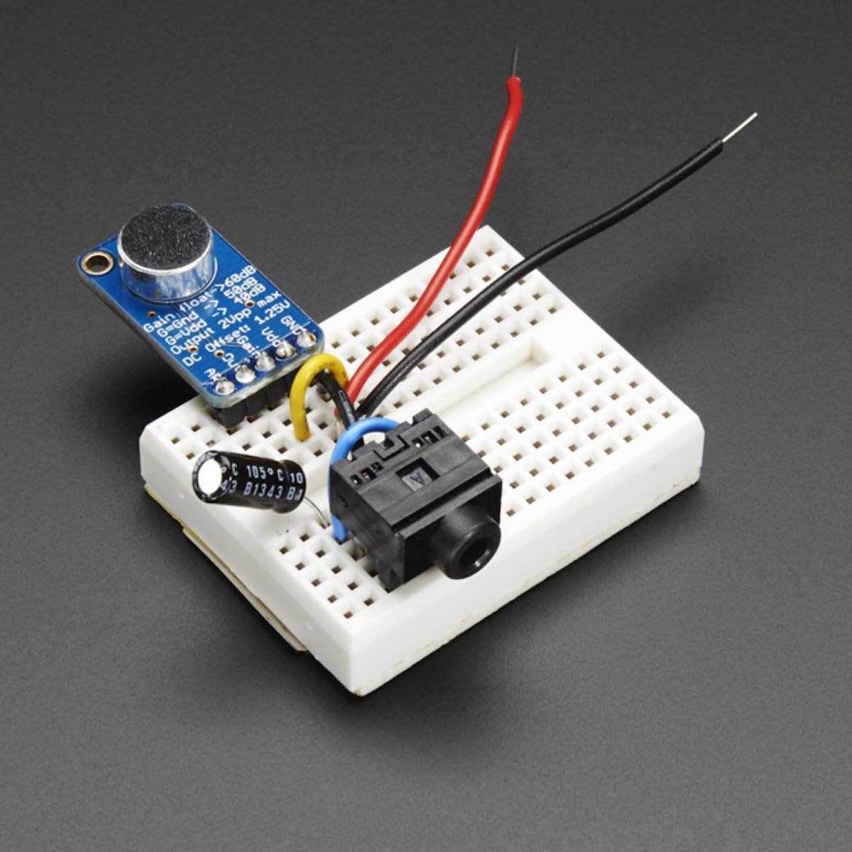 Adafruit Adafruit Electret Microphone Amplifier - MAX9814 with Auto Gain Control [ADA1713]