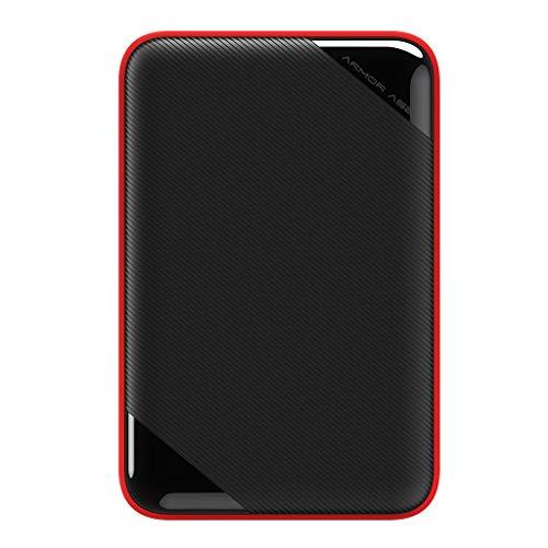 SP Silicon Power SP010TBPHD62SS3K Silicone Power Portable Hard Drive 1TB 2.5 Inch USB 3.1 Gen 1 Compatible IPX4 Equivalent Waterproof Shockproof Slim Type A62 Series 3 Year Warranty