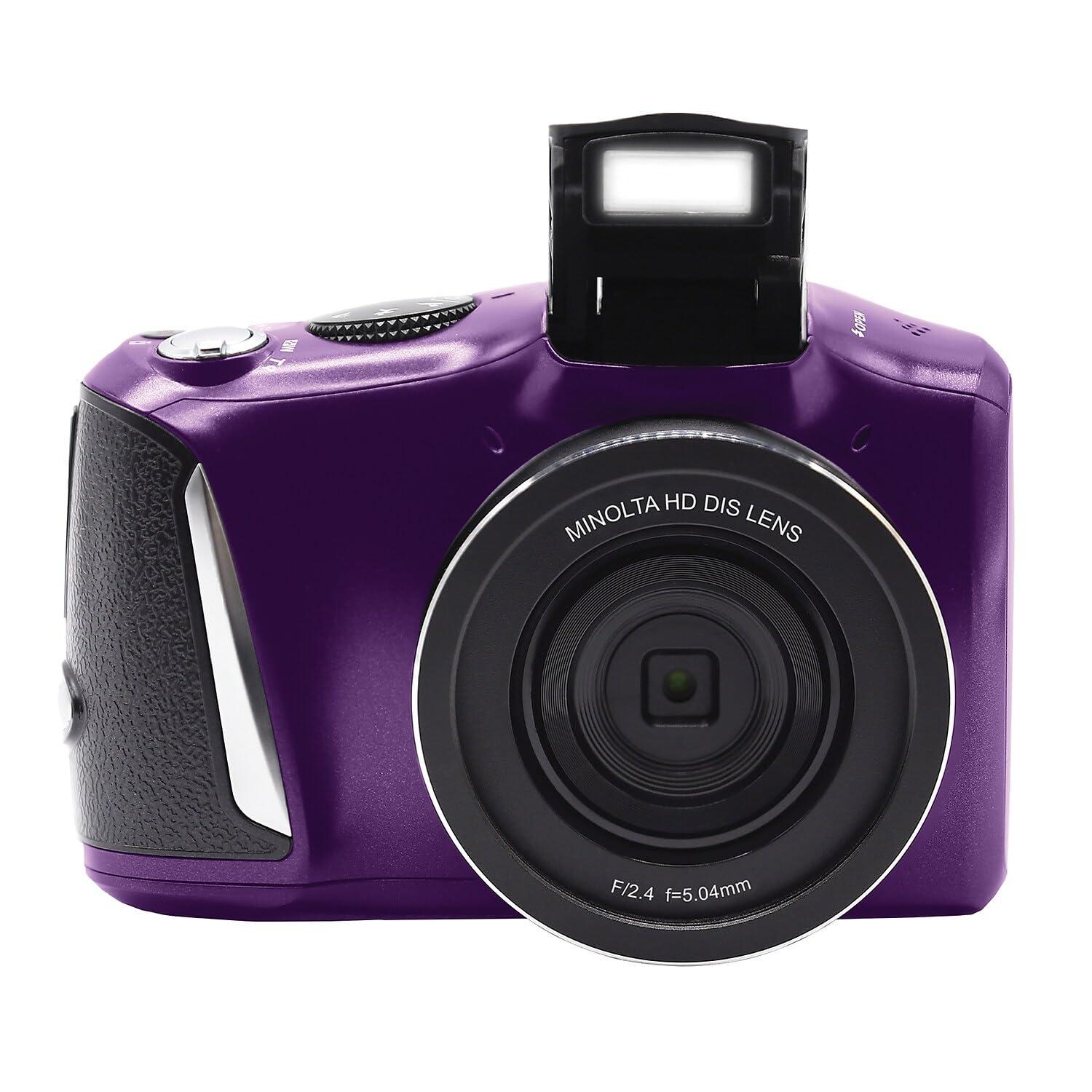 Minolta Minolta MND50 48 MP / 4K Ultra HD Digital Camera (Purple)