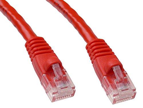 NTW NTW 25' Cat5e Snagless Unshielded (UTP) RJ45 Ethernet Network Patch Cable - Red - 345-U5E-025RD