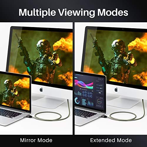 GearIT GearIT 4K HDMI Cable, (5-Pack / 16.4ft / 5m) High-Speed HDMI 2.0b, 4K 60hz, 3D, ARC, HDCP 2.2, HDR, 18Gbps - Nylon Braided Cord