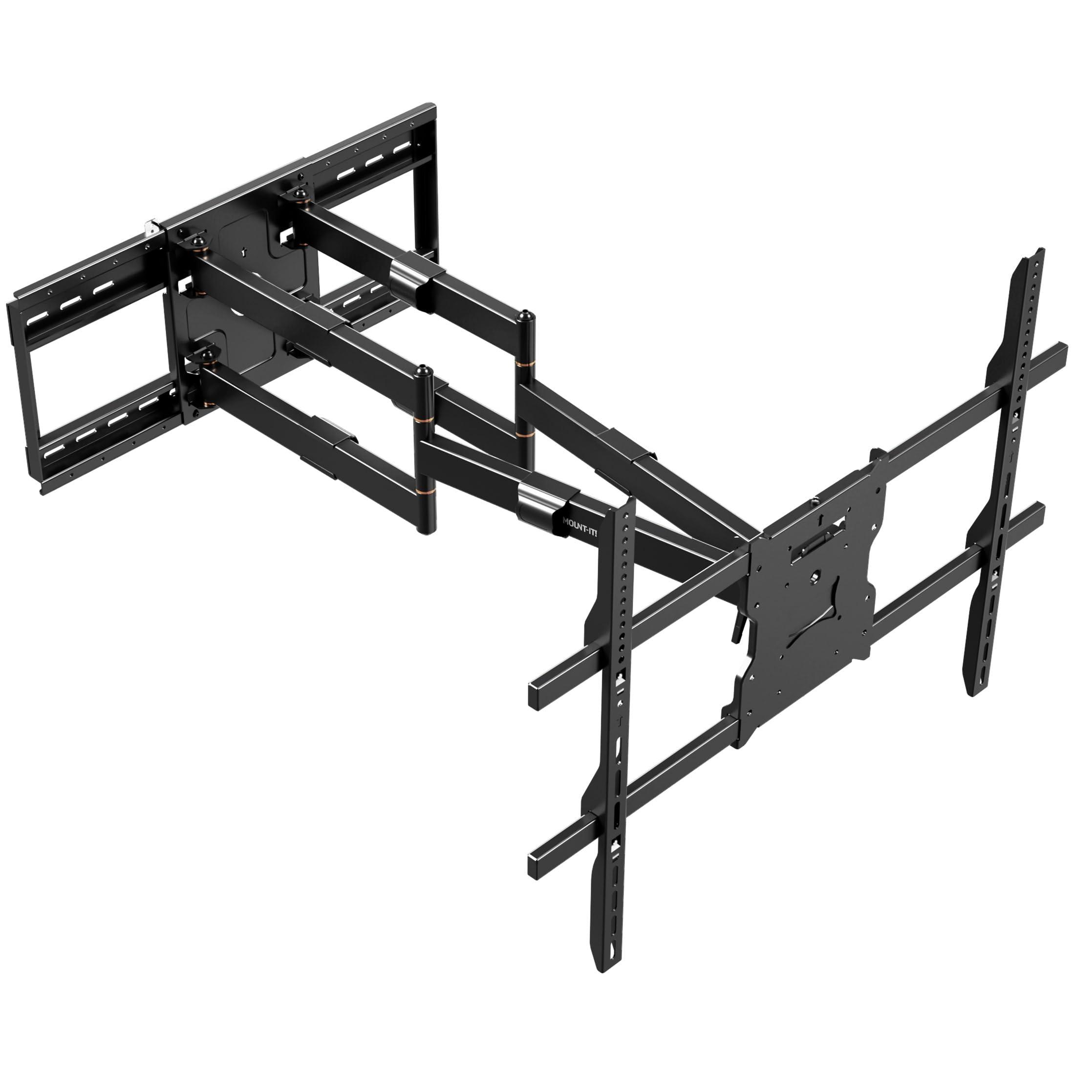 Mount-It! Mount-It! Full Motion TV Wall Mount with 39 Inch Long Extension Arms - 275 Lbs Capacity Heavy Duty Dual Arm TV Mount | Large 800 x 600mm VESA Holds 65 to 110 Inch TVs | Fits 16 and 24 Inch Studs