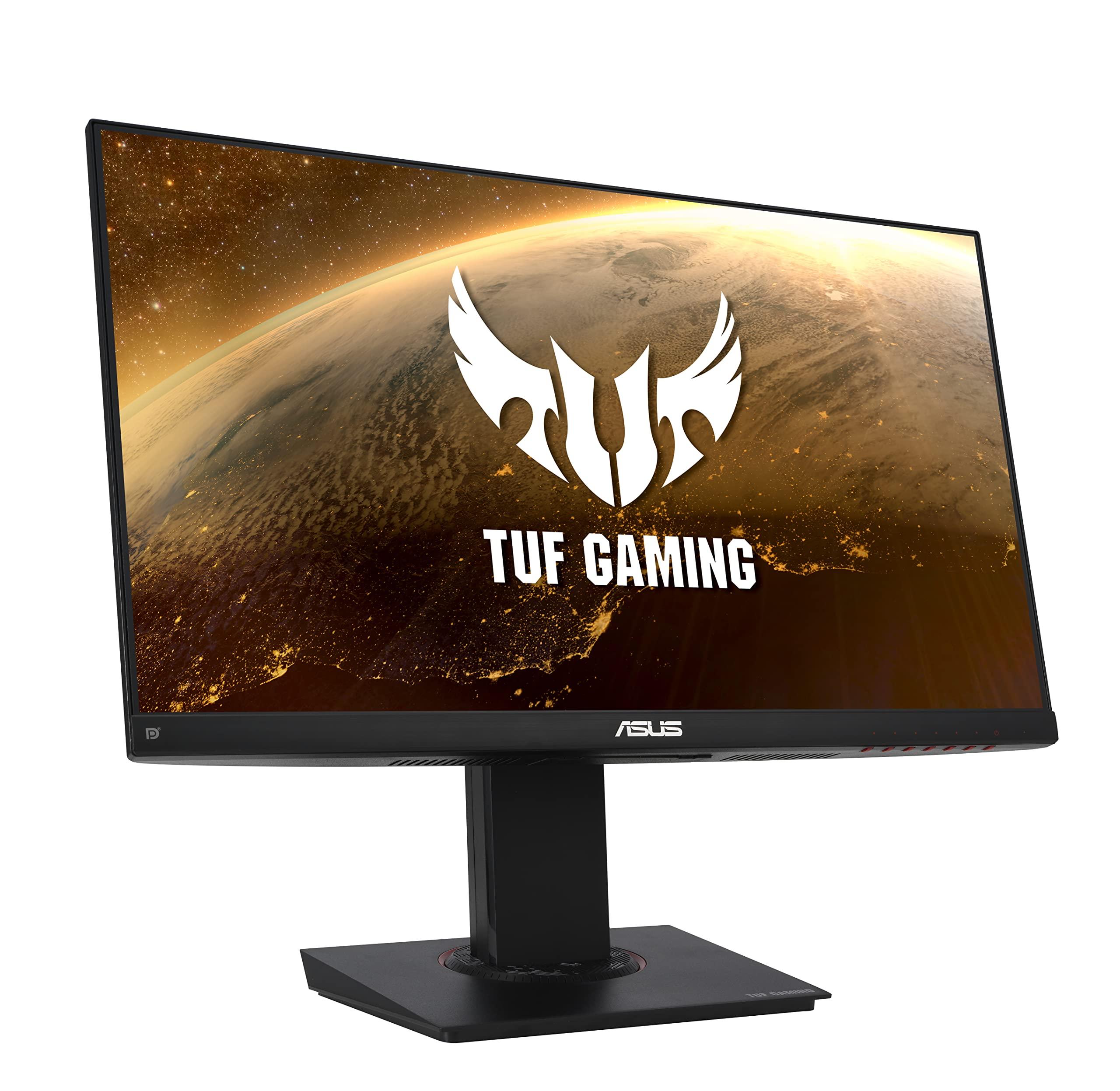 ASUS ASUS TUF Gaming VG249Q 23.8 Monitor 144Hz Full HD (1920 x 1080) 1ms IPS ELMB FreeSync Eye Care DisplayPort HDMI D-Sub,Black